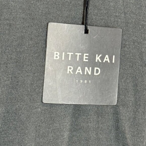 Bitte Kai Rand Merino Wool Sweater Women’s Size Small Dark Gray Lightweight Knit - Picture 6 of 11